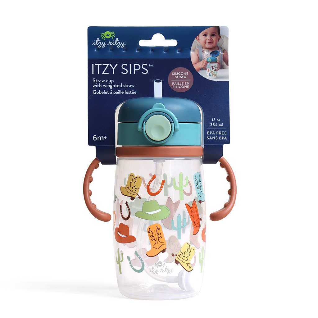 Itzy Sips™ - Ribbons & Roses Straw Cup