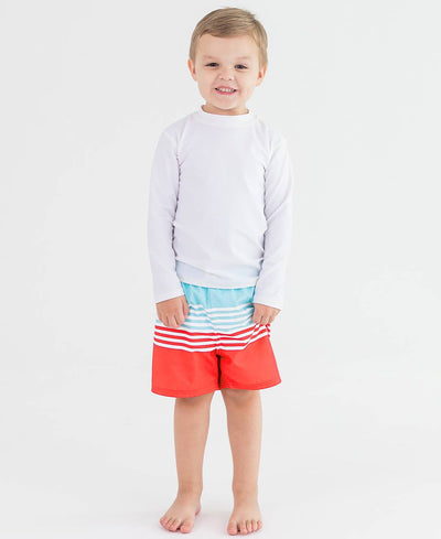 Boys Sea To Shining Sea Swim Trunks