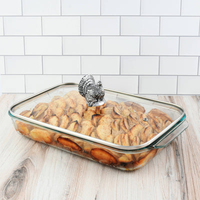 Turkey Lid with 3 Qt Pyrex Baking Dish
