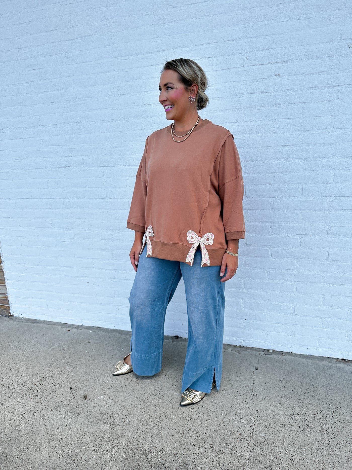 Dusty Blue Corduroy Pants