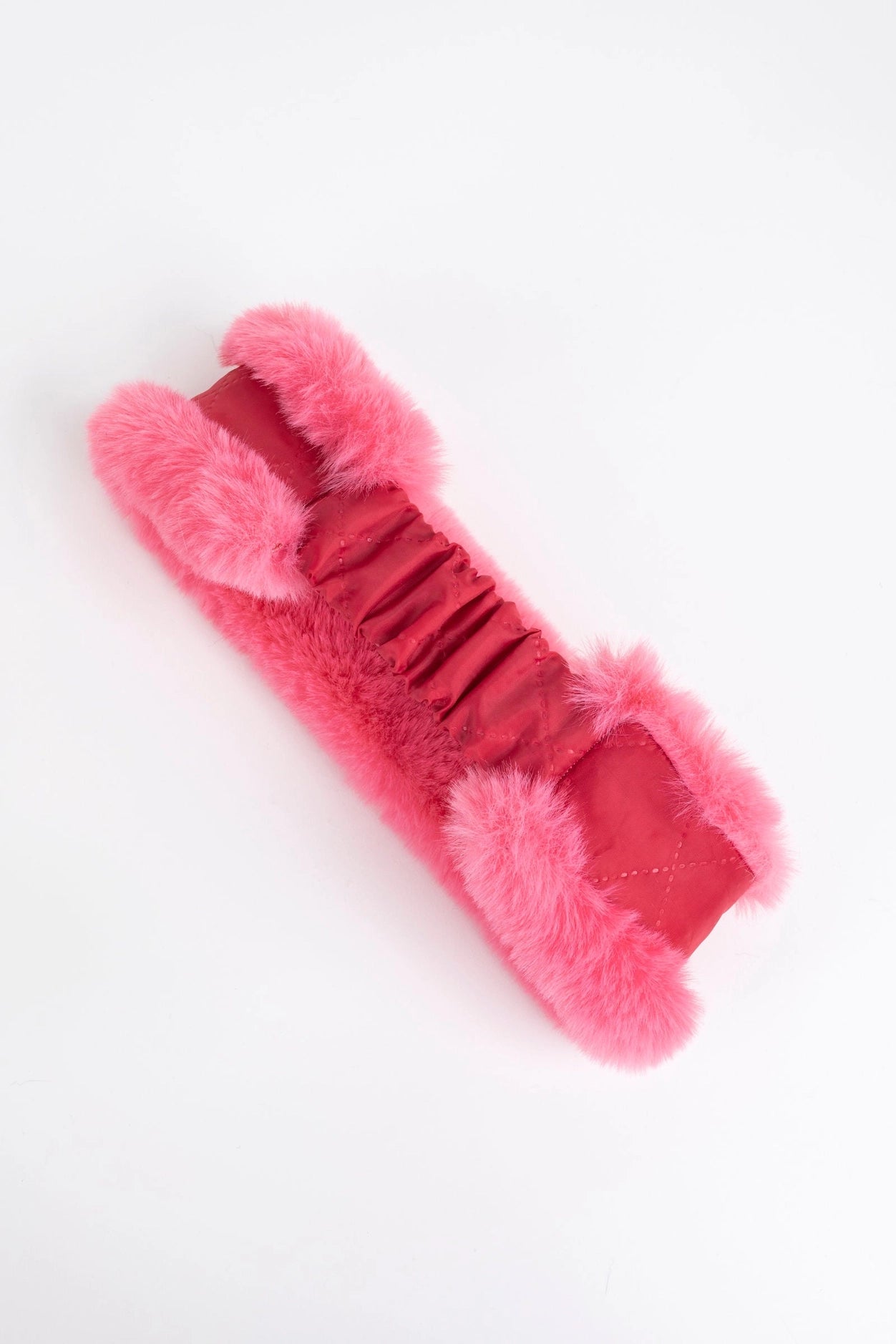 Haley Fur Ear Band - Fuchsia