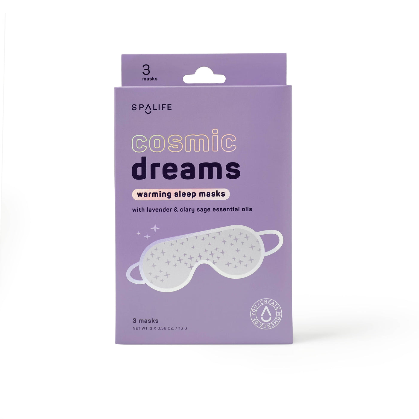 3 Pk Cosmic Dreams Warming Sleep Eye Mask