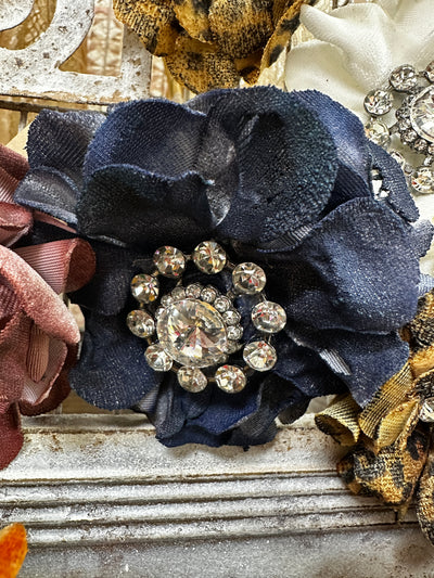 Bling Flower Shirt Slide