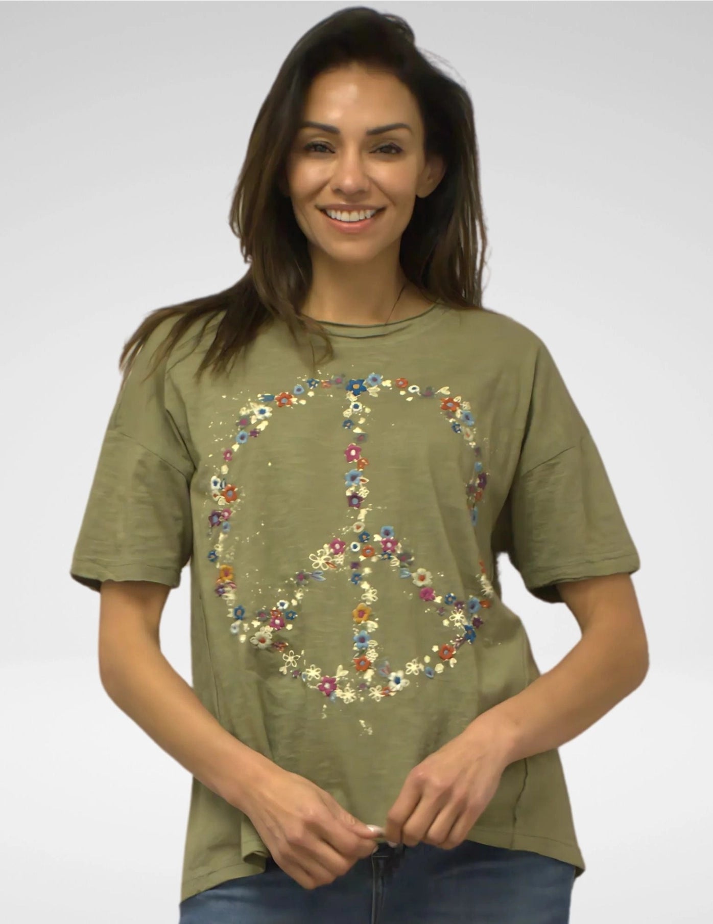 Chole "Peace Sign" Comfort Tee