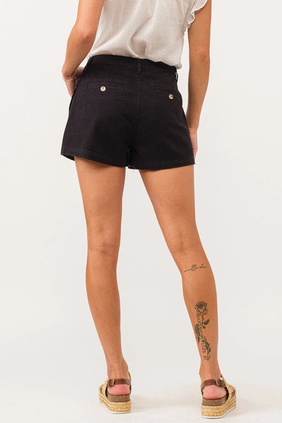 CATALINA HIGH RISE SHORTS SOFT BLACK