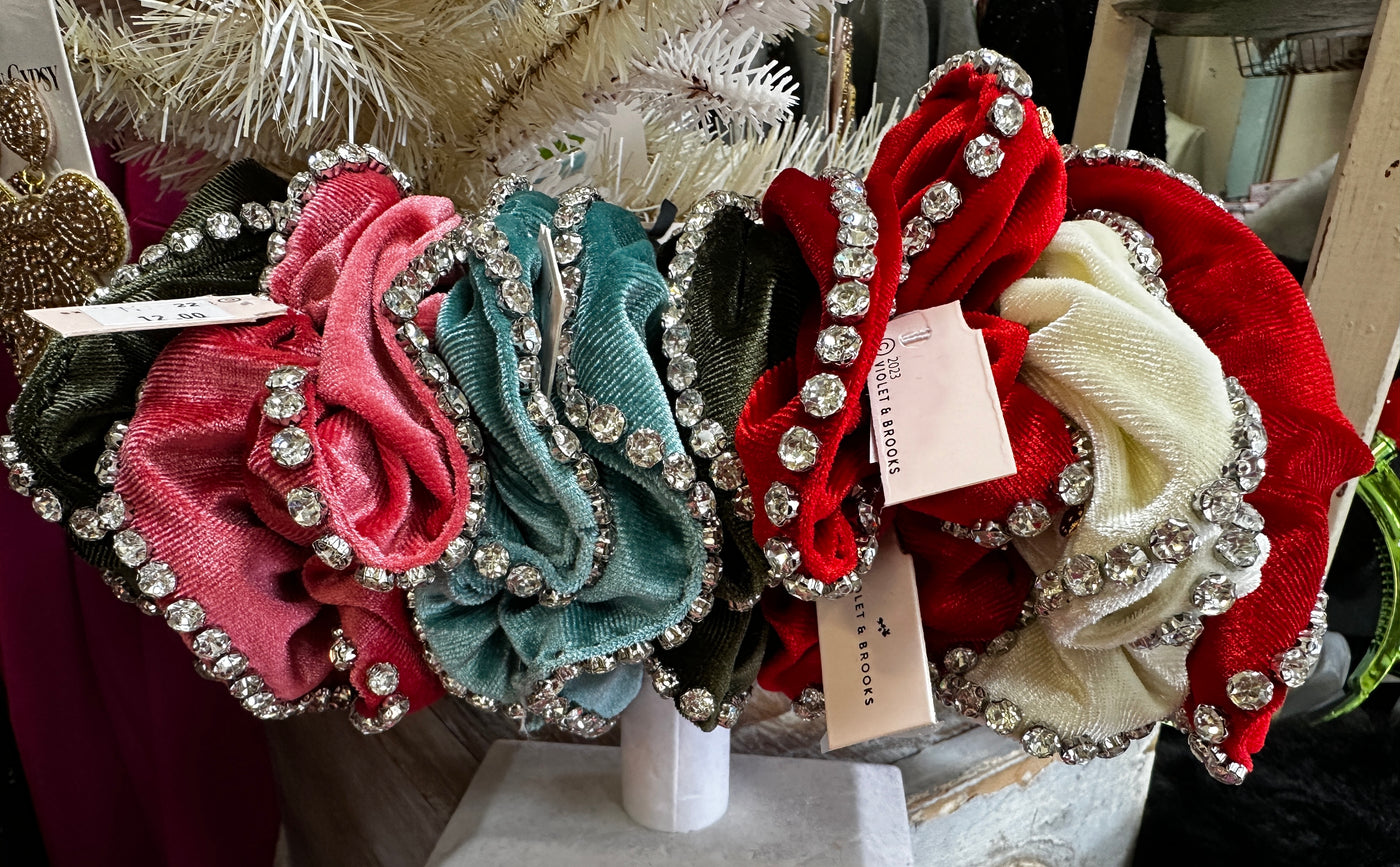 Chloe Embellished Scrunchie