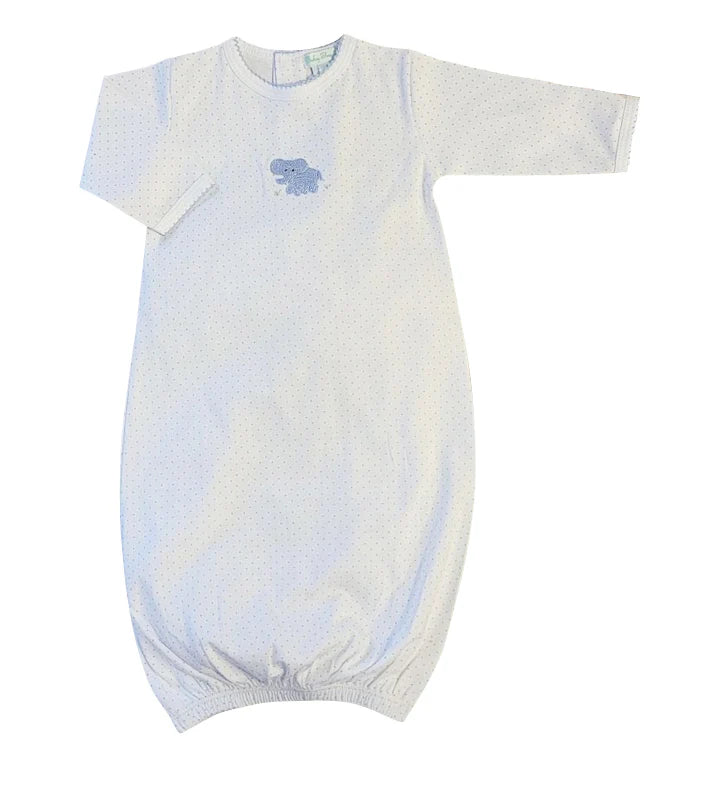 Baby Boy's "Elephant Collection" Pima Cotton Gown