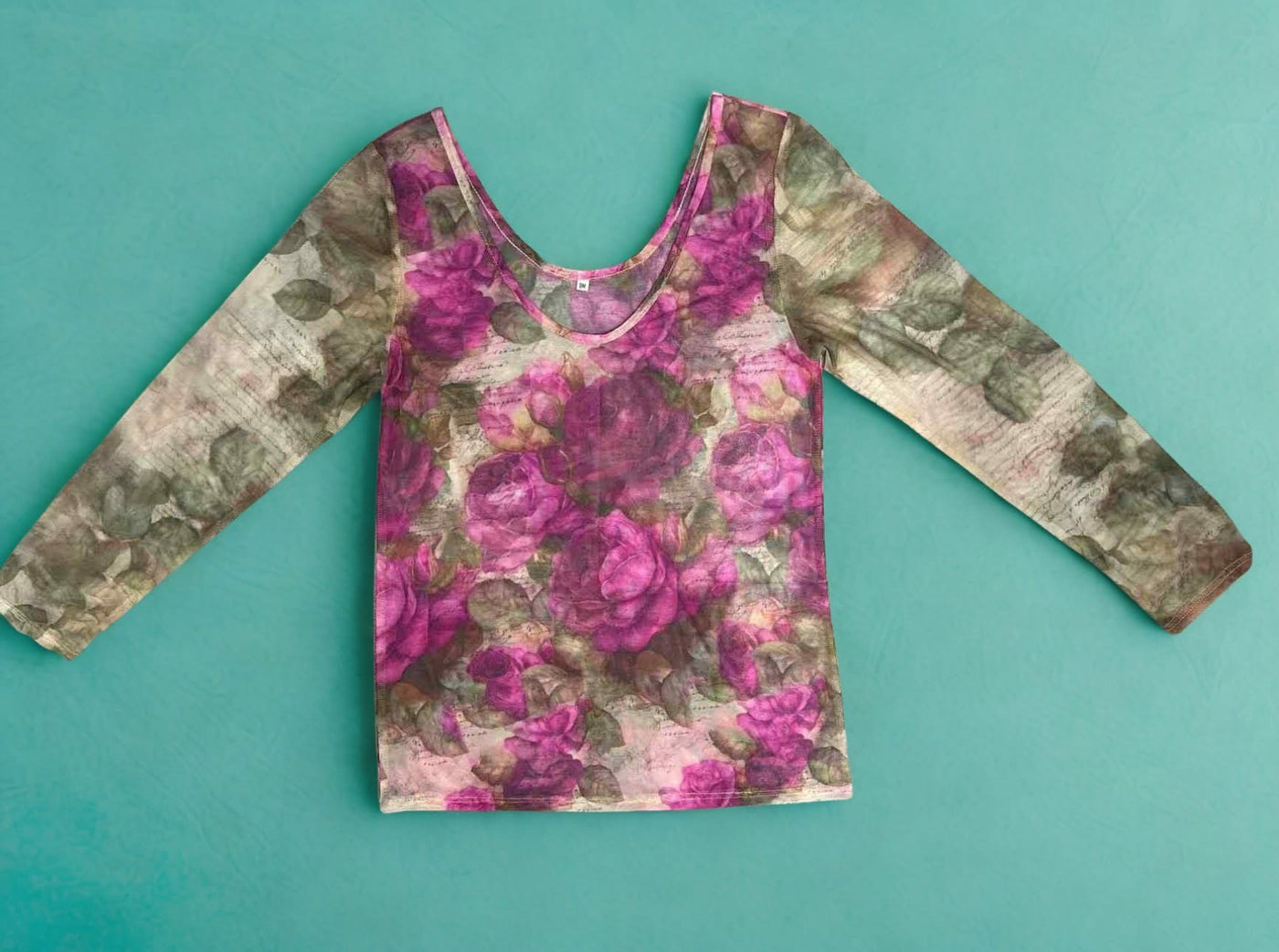 Pink Rose's Mesh Top