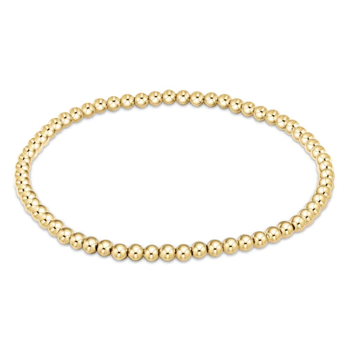 Enewton classic gold 3mm bead bracelet