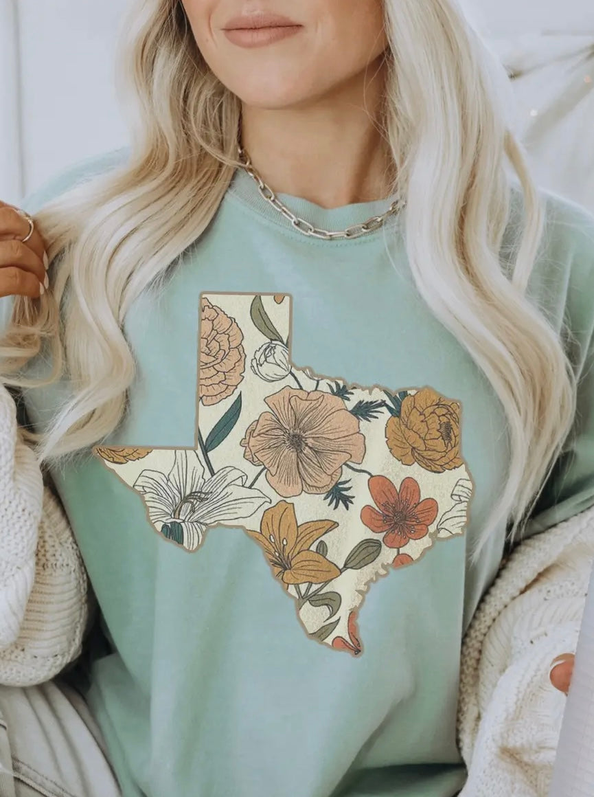 Texas Fall Floral  T-shirt