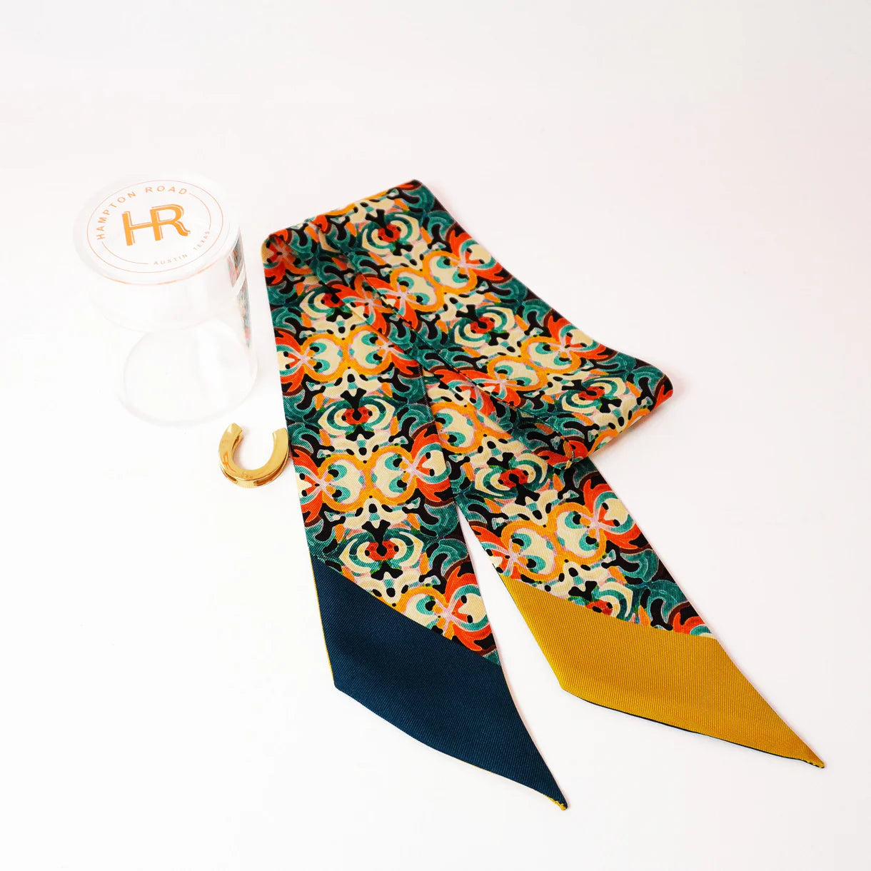 Kaleidoscope Teal Twillionaire & Scarf Ring