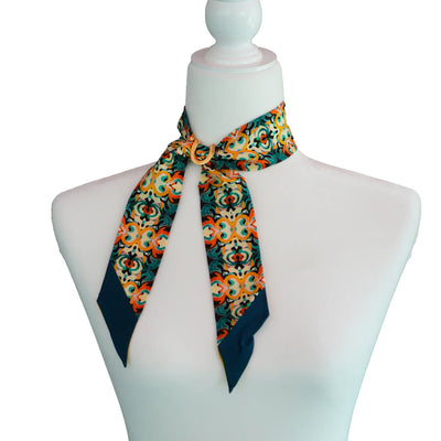 Kaleidoscope Teal Twillionaire & Scarf Ring
