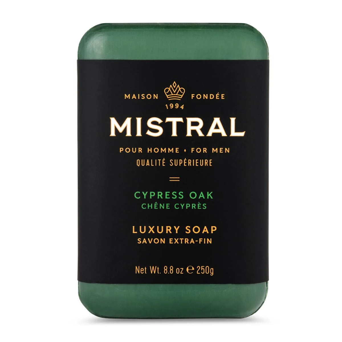 Mens Mistral CYPRESS OAK BAR SOAP