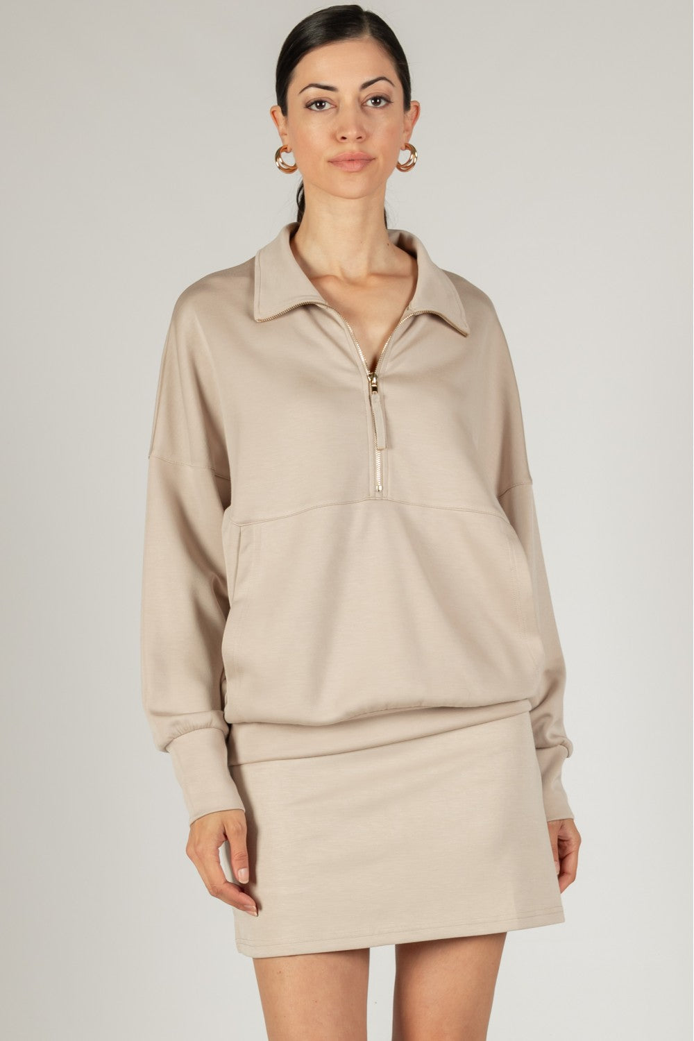 Butter Modal Taupe Skort