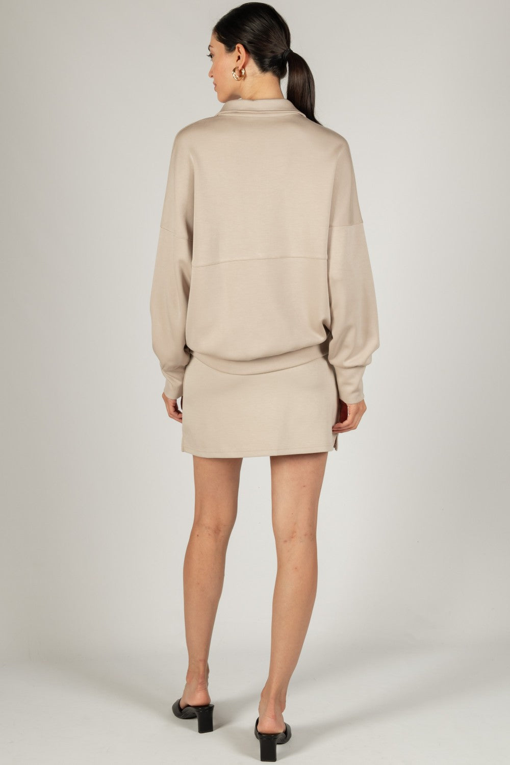 Butter Modal Taupe Skort