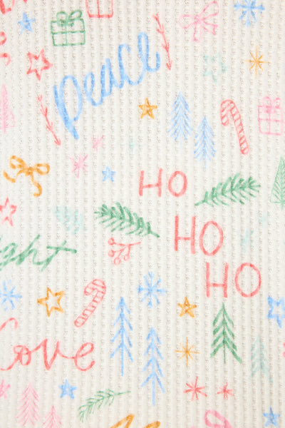 Ski Jammie Classics Fa La La Pajama Set