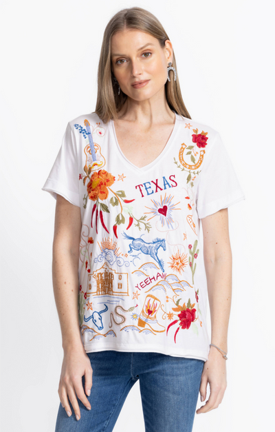 TEXAS EVERYDAY WHITE TEE