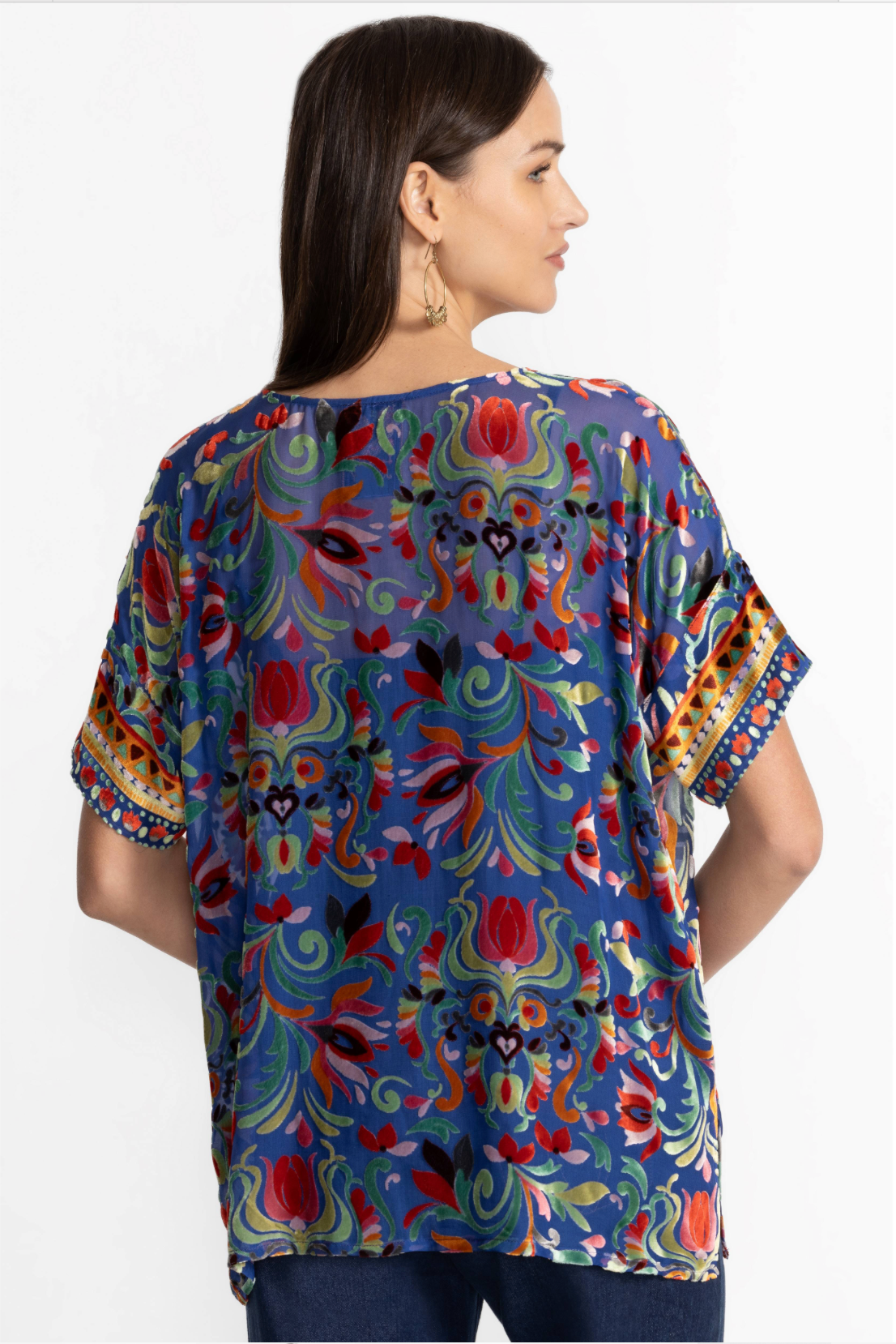 ARIAFE PRIMULA BURNOUT BLOUSE