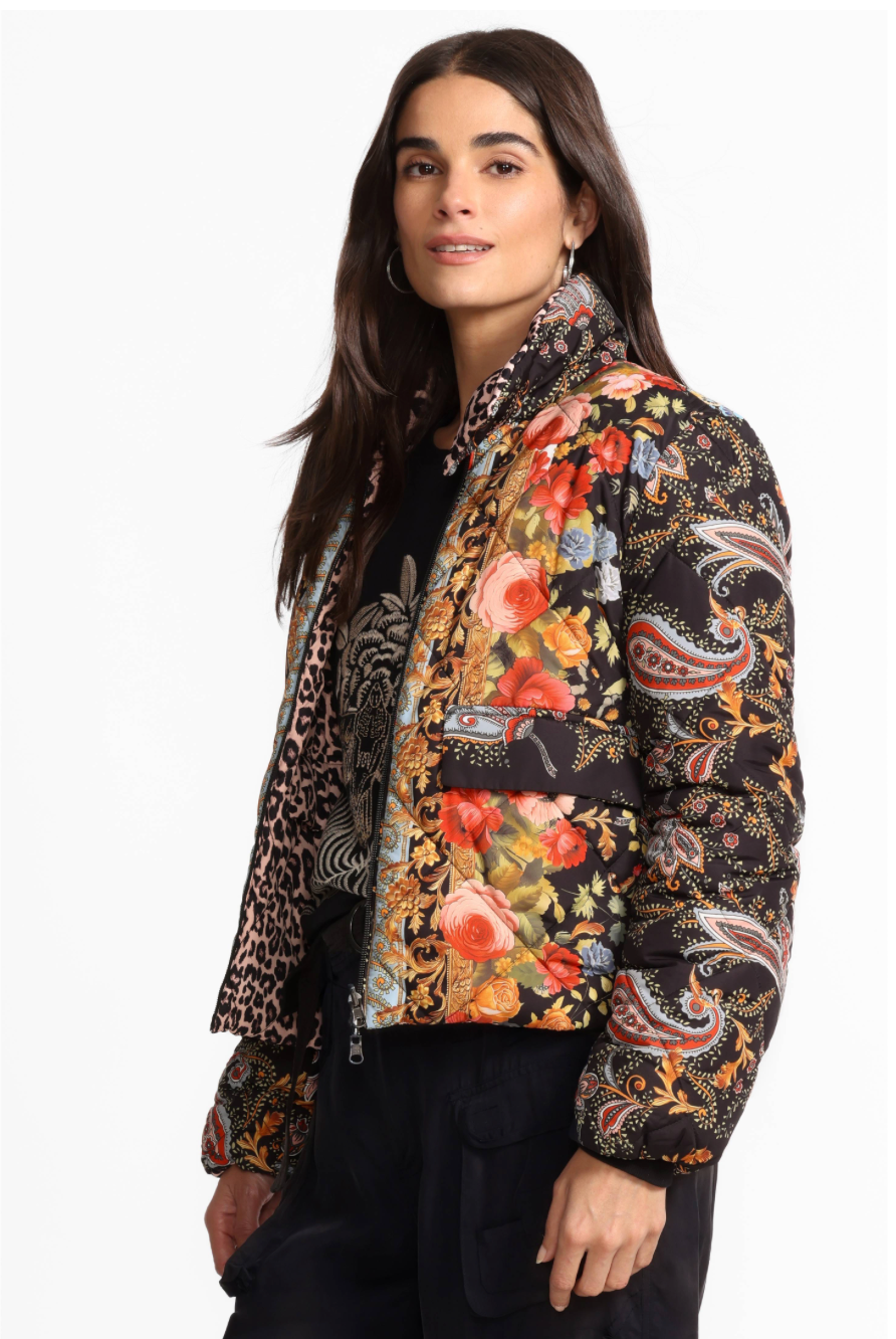 DIAMOND QUILTED Reversible PUFFER Jacket