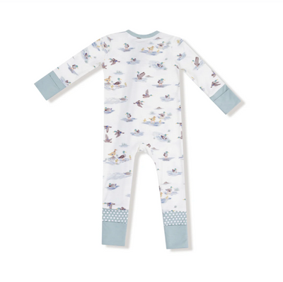 Migrating Mallards Zipper Romper