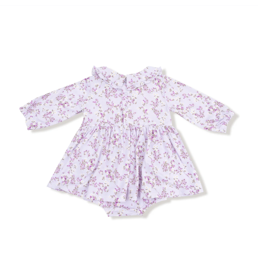 Sweet Dream Florals Long Sleeve Bubble with Skirt