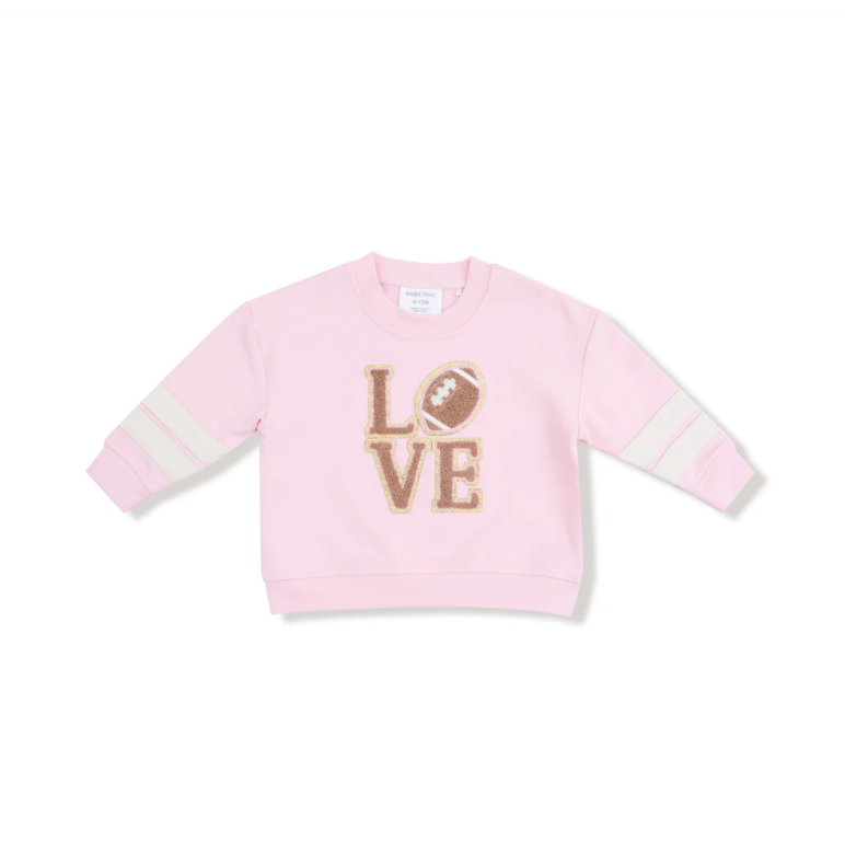 Pink Football Cozy Sweatshirt