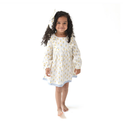 Western Sunflower Dress & Leggings