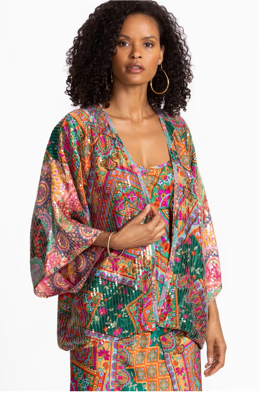 BOMI SEQUIN KIMONO
