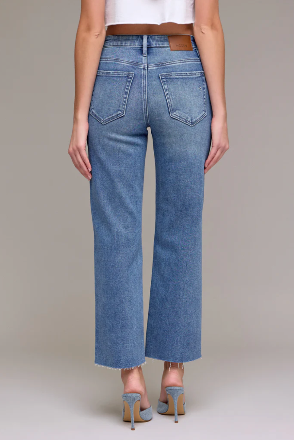 Tracey Medium High Rise Straight Jeans