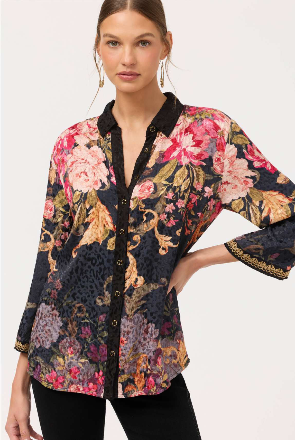 KIMONO SLEEVE SHIRT - CHERIE