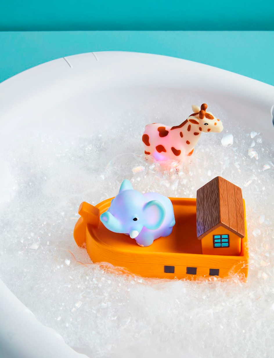 LIGHT UP NOAHS ARK BATH TOYS