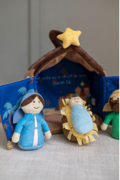 Musical Nativity Plush Set