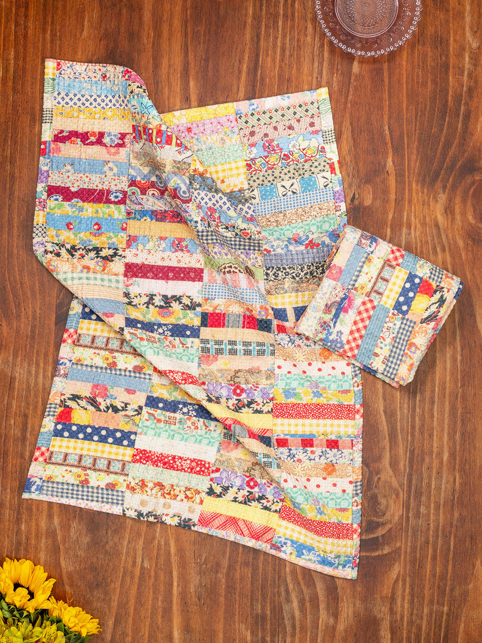 Patch Parade Tea Towel