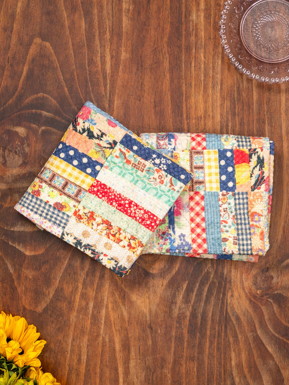 Patch Parade Tea Towel