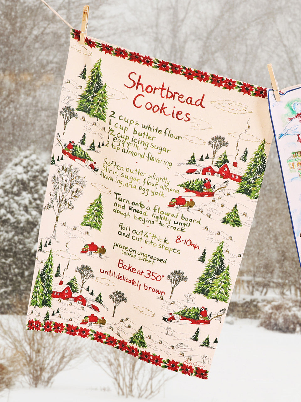 Yuletide Shortbread Tea Towel