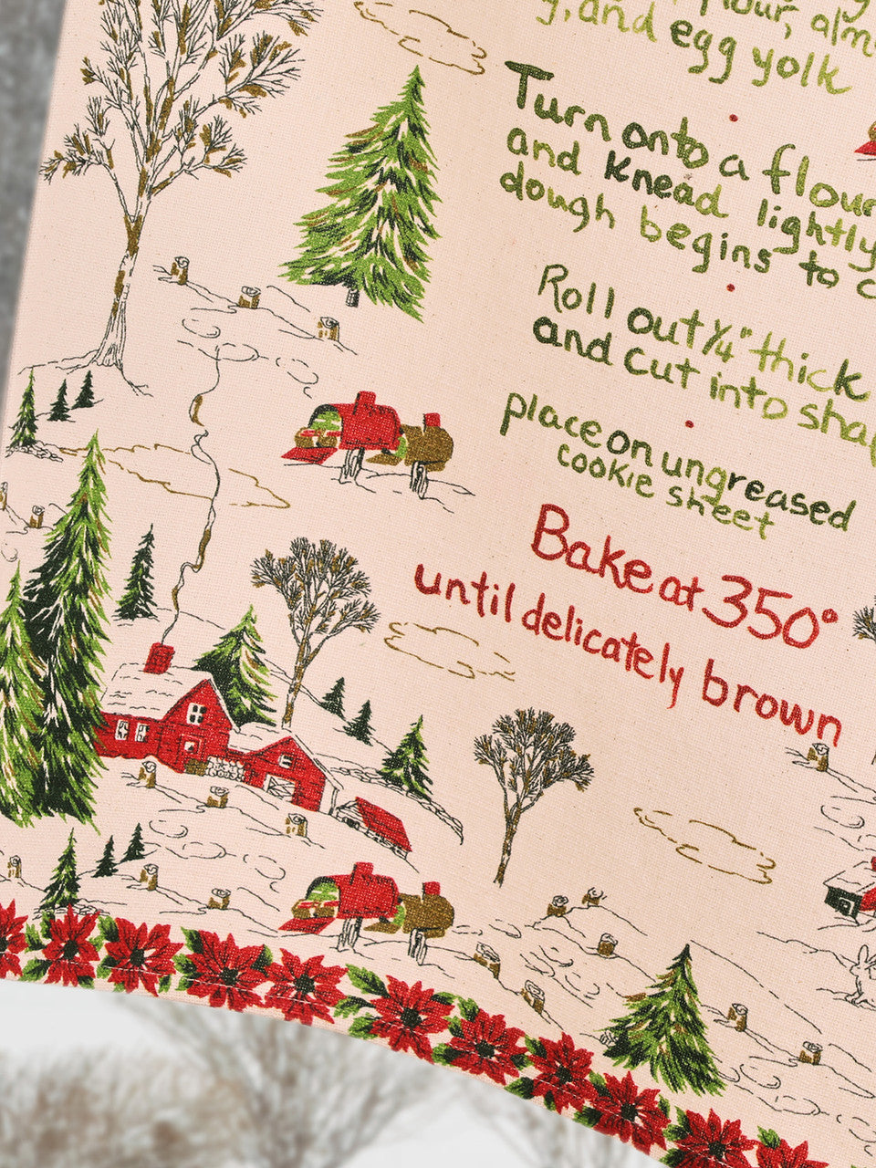 Yuletide Shortbread Tea Towel