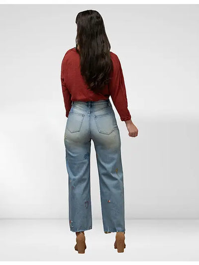 Tori Multi Embroidered Jeans