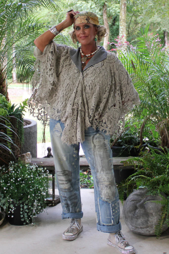 Brave Heart Peace and Love Jeans