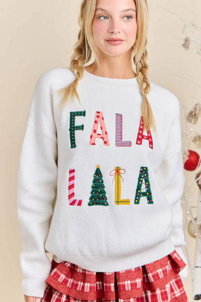 Festive Holiday Falala Sweater