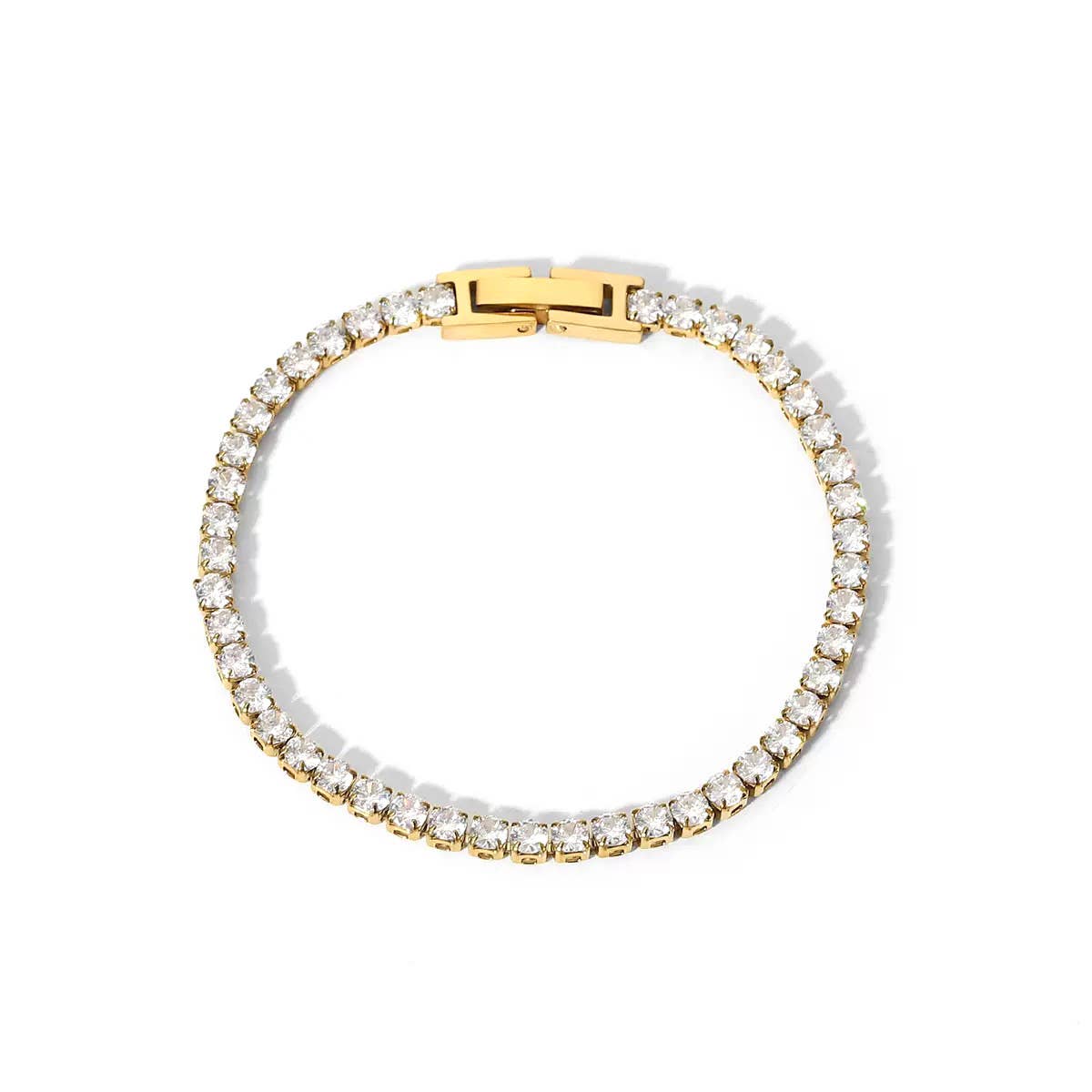 Gold Tennis Bracelet