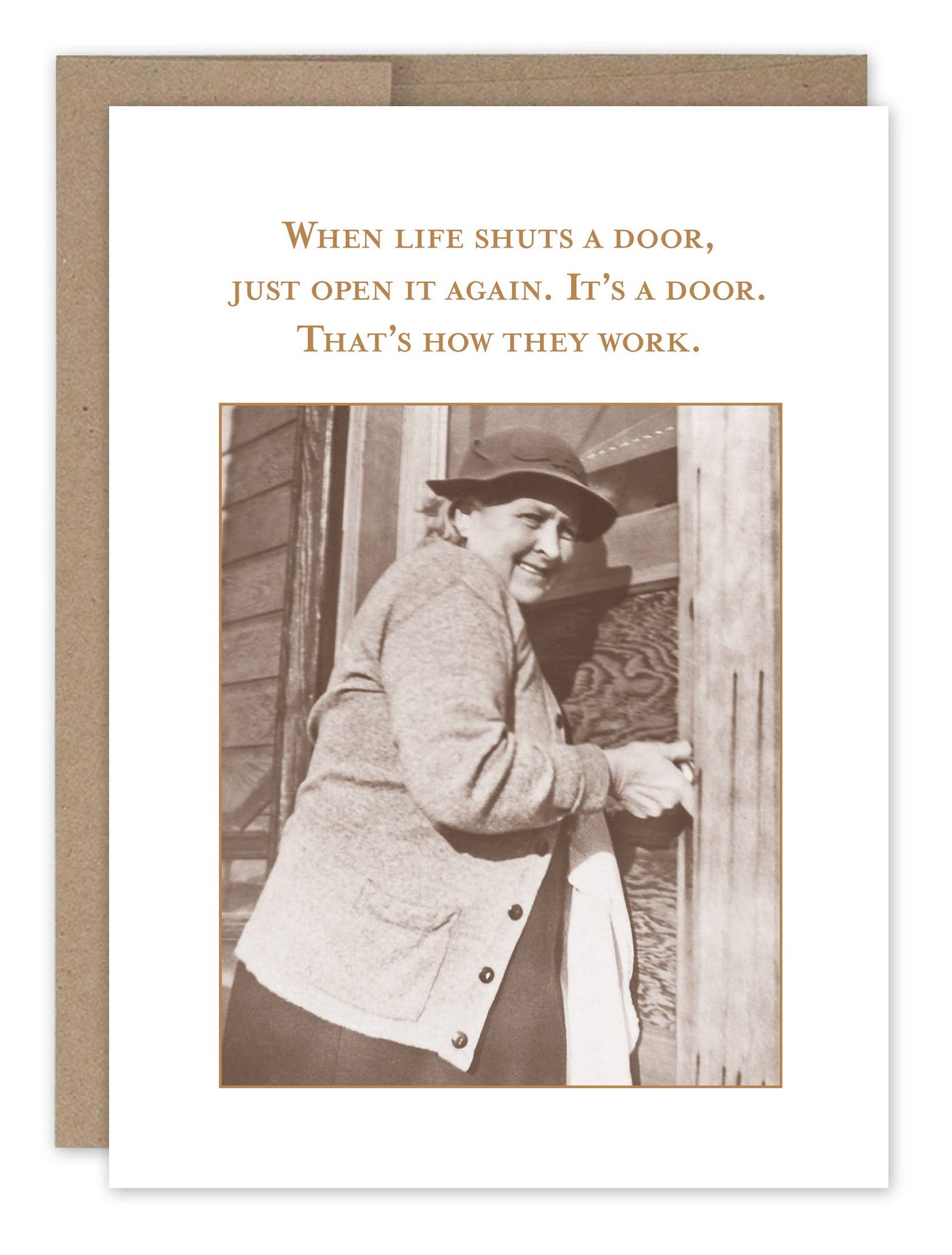 When Life Shuts A Door What A Hoot Card