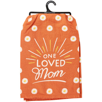 One Loved Mom Kitchen Towel