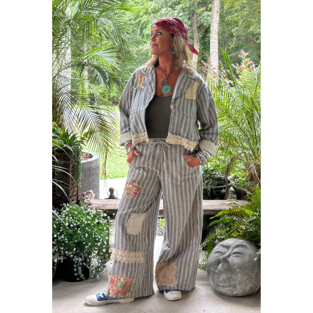 Lined Up Trouser Pants