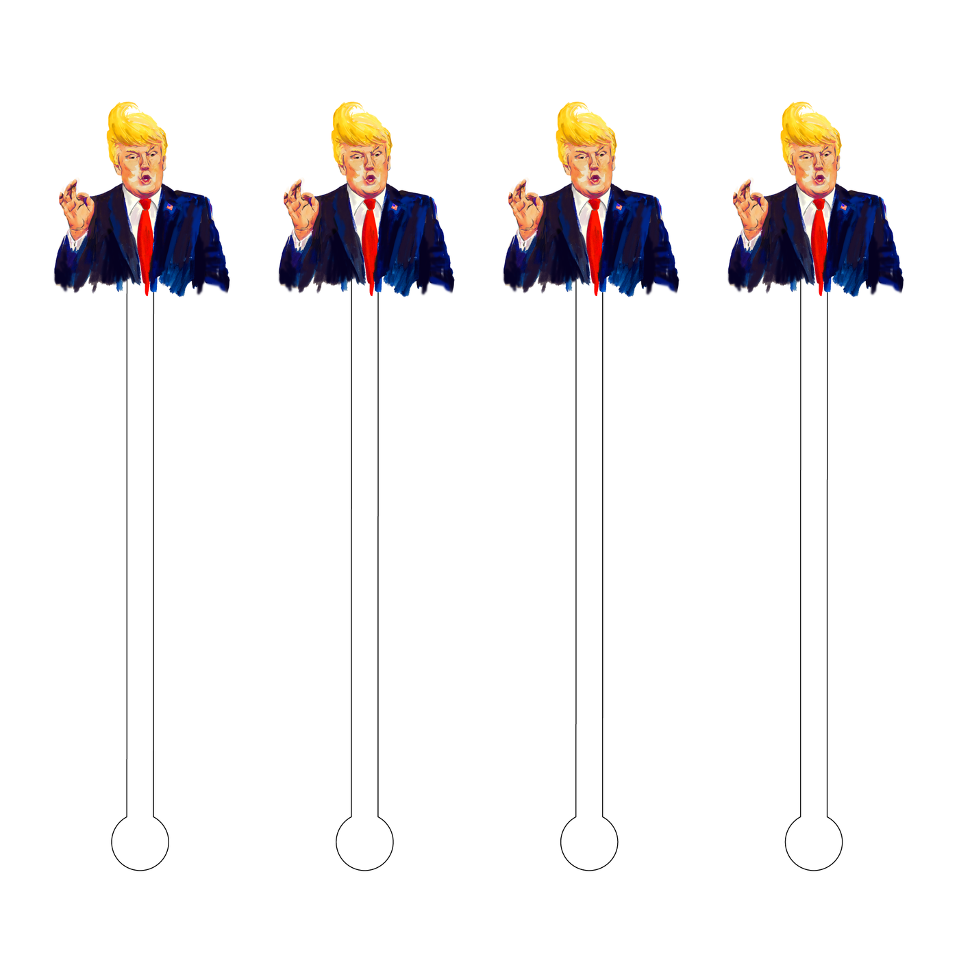 DONALD TRUMP STIR STICKS