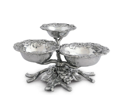 Grape 3-Tiered Bowl