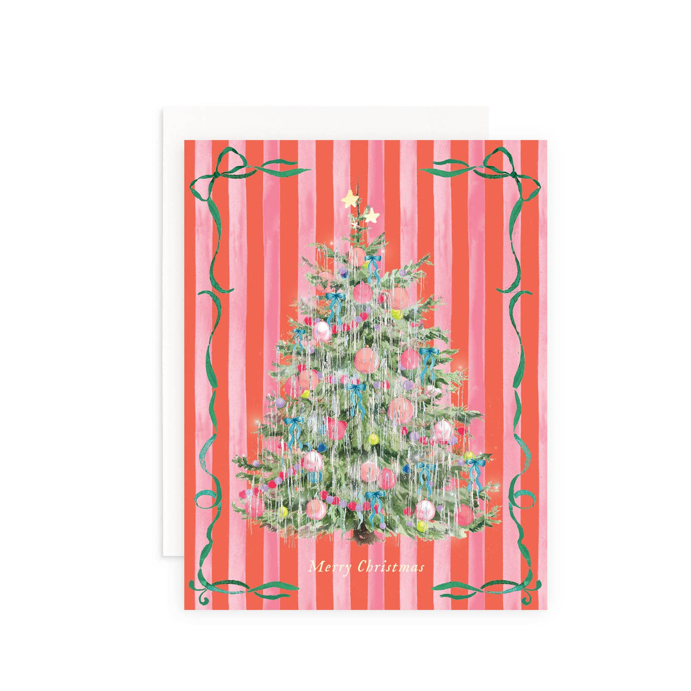Merry Christmas Vintage Tree Greeting Cards