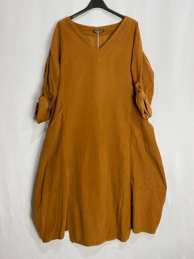 Navy Corduroy dress: NAVY