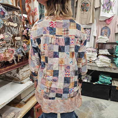 Hand Patched Princess Top