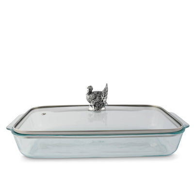 Turkey Lid with 3 Qt Pyrex Baking Dish