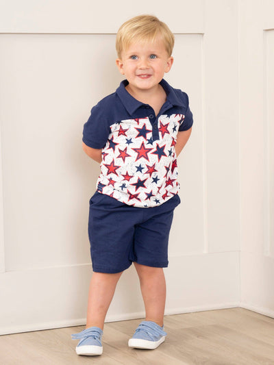 4th of July Stars Short Set